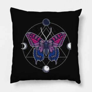 Bisexual Butterfly Pillow