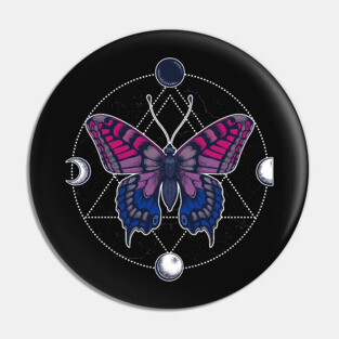 Bisexual Butterfly Pin