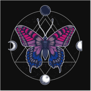 Bisexual Butterfly Posters and Art