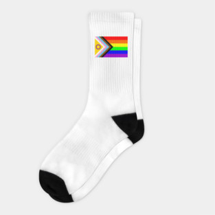 Progress Pride Flag Socks