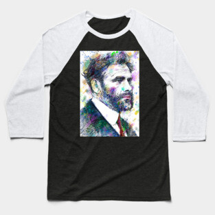 GUSTAV KLIMT watercolor portrait Baseball T-Shirt