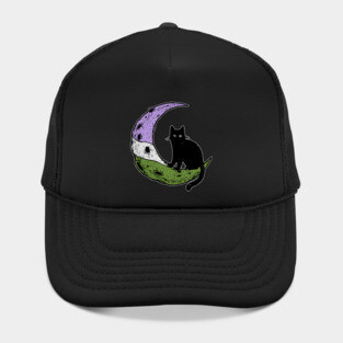 Genderqueer Cat Moon Hat