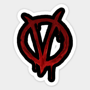 V For Vendetta Sign Sticker
