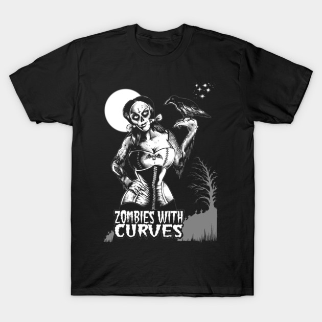 Zombie Girl T-Shirt by wildsidecomix