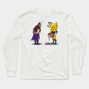 Minnesota Vikings Fans - Kings of the North vs Cheesy Dinner Guests Long Sleeve T-Shirt