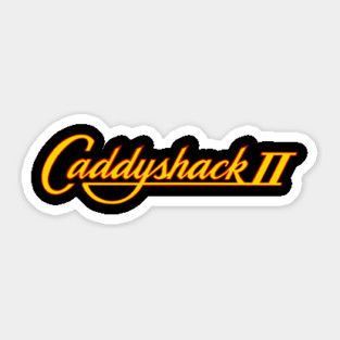Caddyshack II logo Sticker