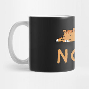 Nope Not Today Shirt Funny Lazy Cat Shirt Cat Lover Mug