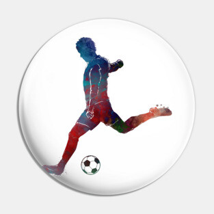 Football player sport art #football #soccer Pin