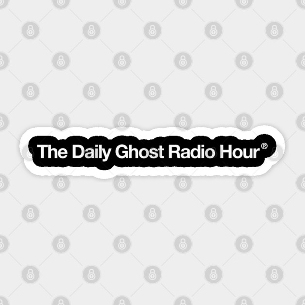 The Daily Ghost Radio Hour logo Sticker by The Daily Ghost