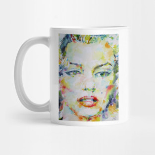 MARILYN MONROE watercolor portrait .6 Mug