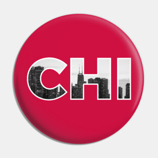 Chicago Bulls CHI Skyline Pin