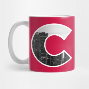 Chicago Bulls CHI Skyline Mug