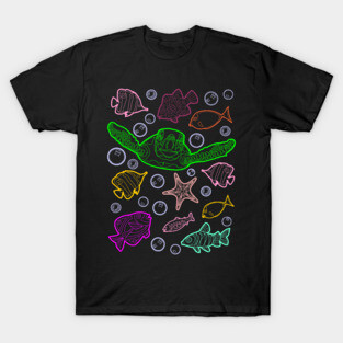 NIght Time Aquarium T-Shirt