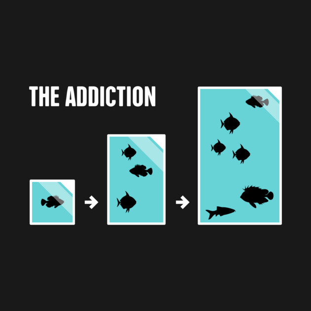 Funny Fish Aquarium Addiction by MeatMan