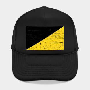 Distressed AnCap Anarcho Capitalist Flag Hat
