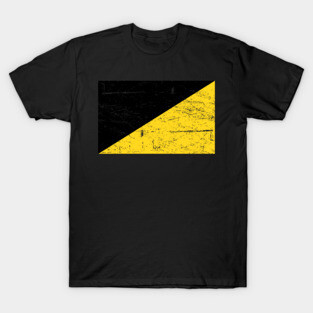 Distressed AnCap Anarcho Capitalist Flag T-Shirt
