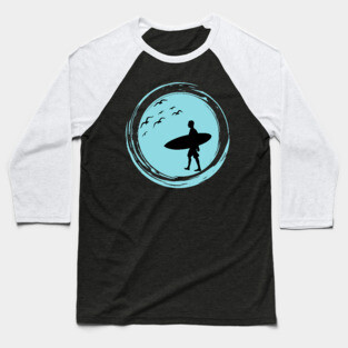 surfer Baseball T-Shirt
