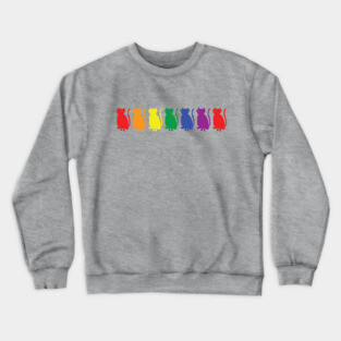 Rainbow Cats Crewneck Sweatshirt