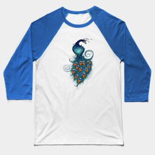 Peacock Baseball T-Shirt