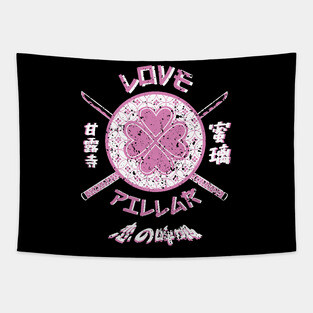 DEMON SLAYER: TEAM LOVE PILLAR (GRUNGE STYLE) Tapestry