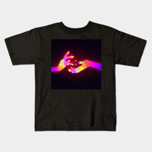 Psychedelic Energy Hands #1 Kids T-Shirt