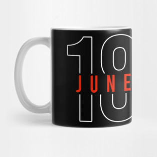 juneteenth 1865 black edition Mug