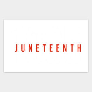 juneteenth 1865 black edition Sticker