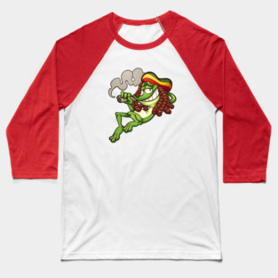 Rasta Frog Baseball T-Shirt
