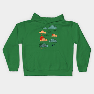 Weather Patterns Kids Hoodie