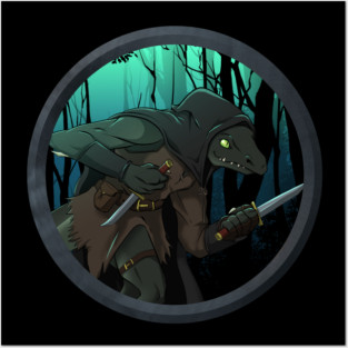 Lizard Rogue Token Posters and Art