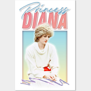 Princess Diana ///// Retro 90s Fan Art Posters and Art
