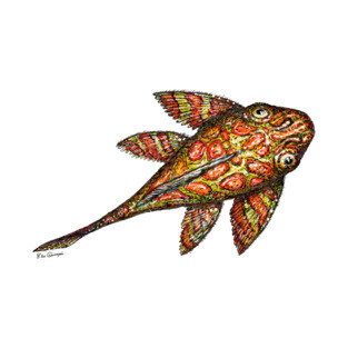 Christmas Pleco Fish T-Shirt