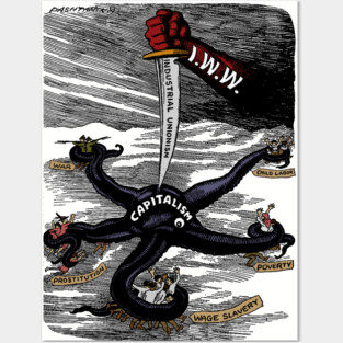 More Power To The Arm Recolored - Historical Propaganda, IWW, Labor Union, Socialist, Leftist, Anti Capitalist Posters and Art