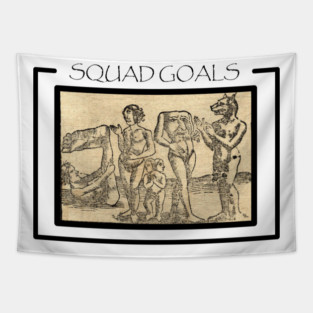 Medieval Squad Goals Tapestry