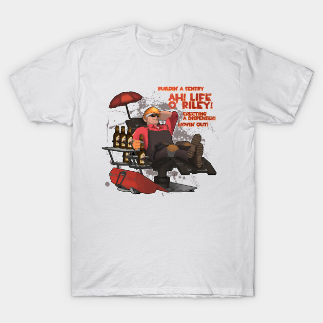 Red Engineer Team Fortress T-Shirt