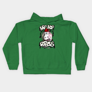 Hip Hop Potamus Kids Hoodie