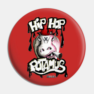 Hip Hop Potamus Pin