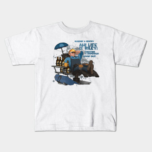 Blue Engineer - Team Fortress 2 Kids T-Shirt