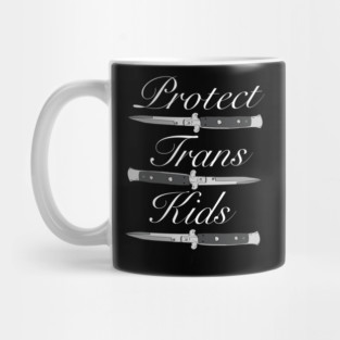 Protect Trans Kids Dark background variant Mug