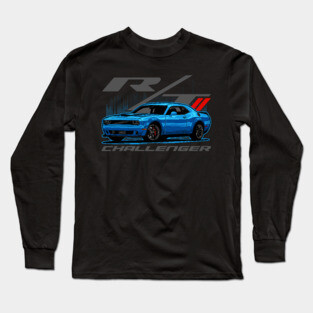 Blue Challenger R/T T-Shirt Long Sleeve T-Shirt