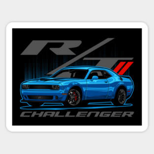 Blue Challenger R/T T-Shirt Sticker