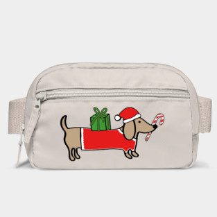Christmas dachshund Bag