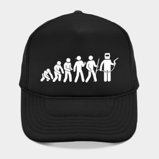 Evolution Of A Welder | Funny Welding Design Hat