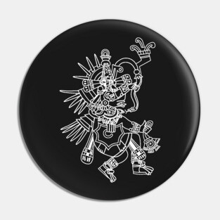 Aztec Quetzalcoatl Drawing Pin