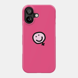 Minimal Feminist Female Smile Phone Case