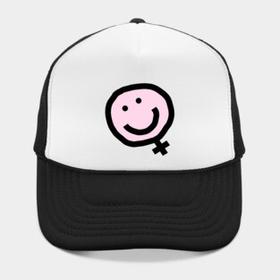 Minimal Feminist Female Smile Hat