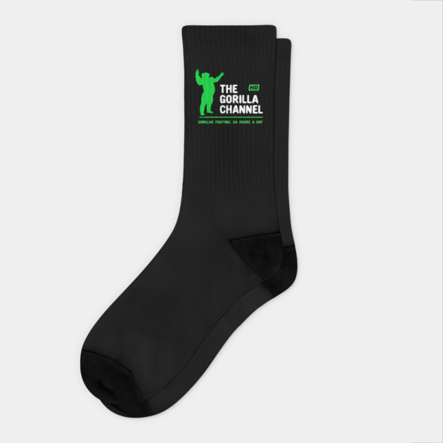 The Gorilla Channel Socks by dumbshirts