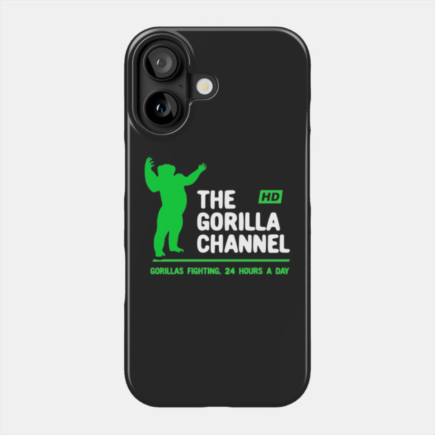 The Gorilla Channel Phone Case by dumbshirts