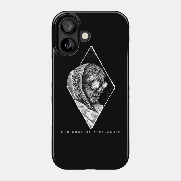 Build Mama a Coffin: Granny White (by @aleks7even) - light text Phone Case by Old Gods of Appalachia