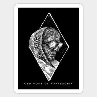 Build Mama a Coffin: Granny White (by @aleks7even) - light text Sticker